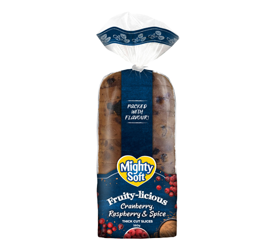 MIghty Soft Fruitylicious Cramb Rasp Spice Thick 560g
