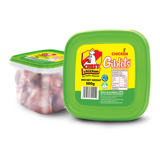 Crest Chicken Giblets 580g