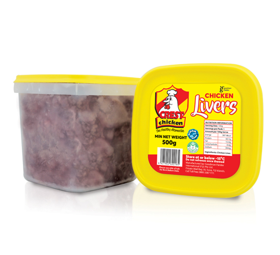 Crest Chicken Livers 500g