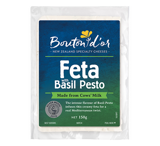Bdor Basil Pesto Cow Feta 150g