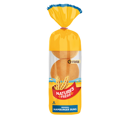 Natures Fresh Hamburger Buns Original 6PK