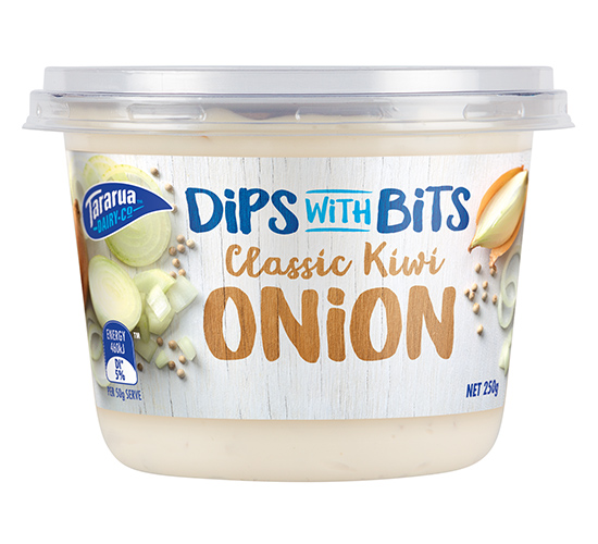 TDC Dips with Bits Classic Kiwi Onion 250g
