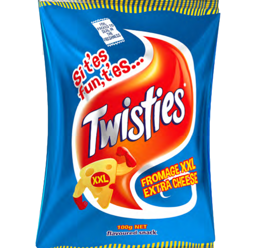 Twisties Xtra Cheese
